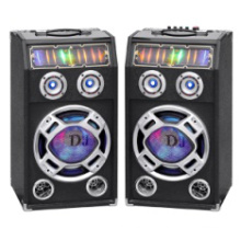 Wireless Double 10 Inch Professional Tower Speakers with Bluetooth and Colorful Light